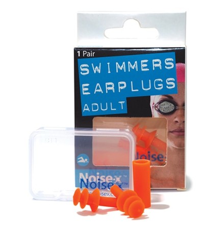 Noise-X Swimming Earplugs for Adult Swim Swimmers 1 Pair Ear Plugs Protection 